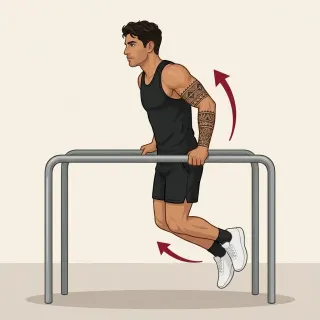 Fondos en paralelas, ilustración