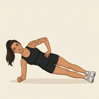 Plancha lateral, ilustración